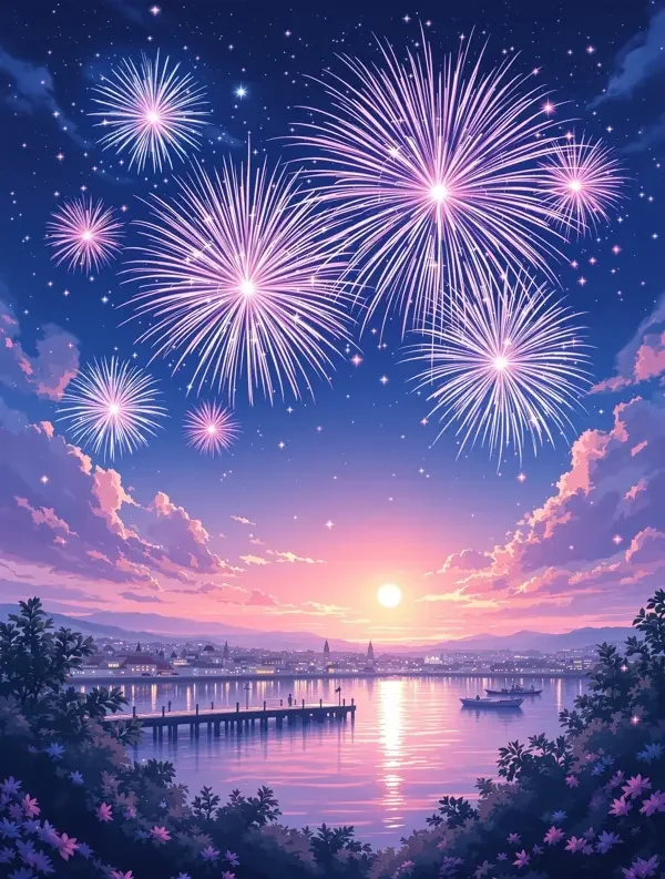 夏日花火 动漫封面